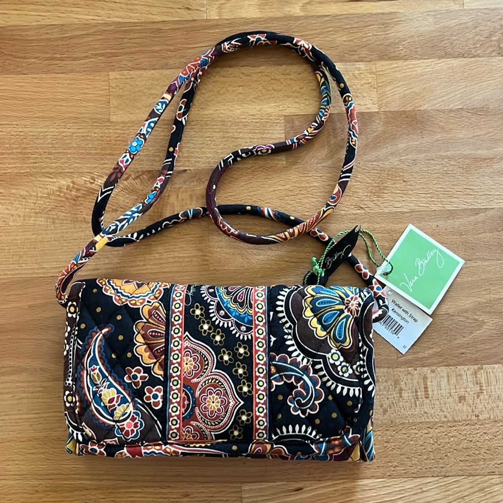 Vera Bradley Wallet with Strap, Kensington